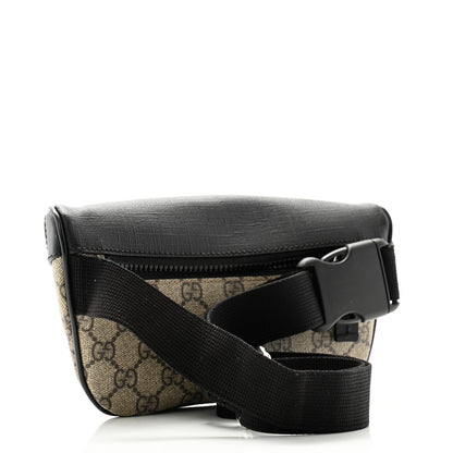 Gucci GG Supreme Monogram Belt Bag Black 3 of 12