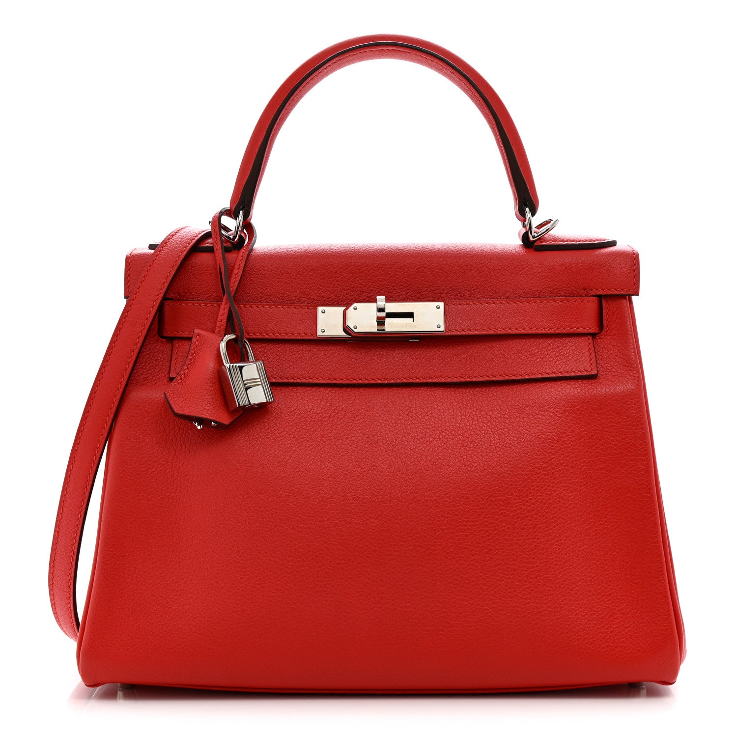 Hermes Evercolor Kelly Retourne 28 Rouge Tomate 1 of 18
