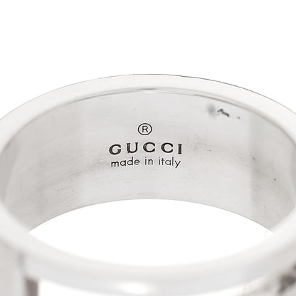 Gucci Sterling Silver G Cutout Ring 56 7.5 4 of 7