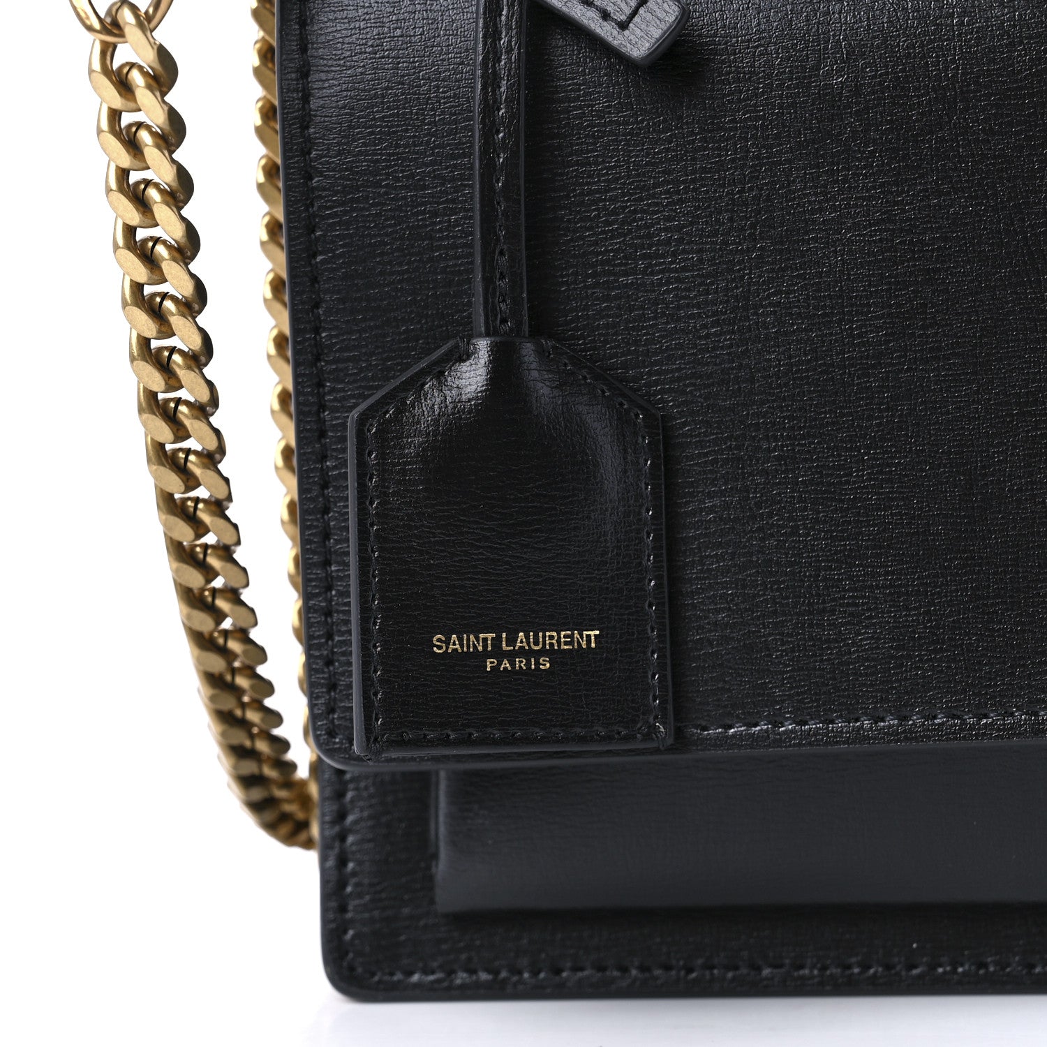 Saint Laurent Calfskin Medium Monogram Sunset Black 8 of 11