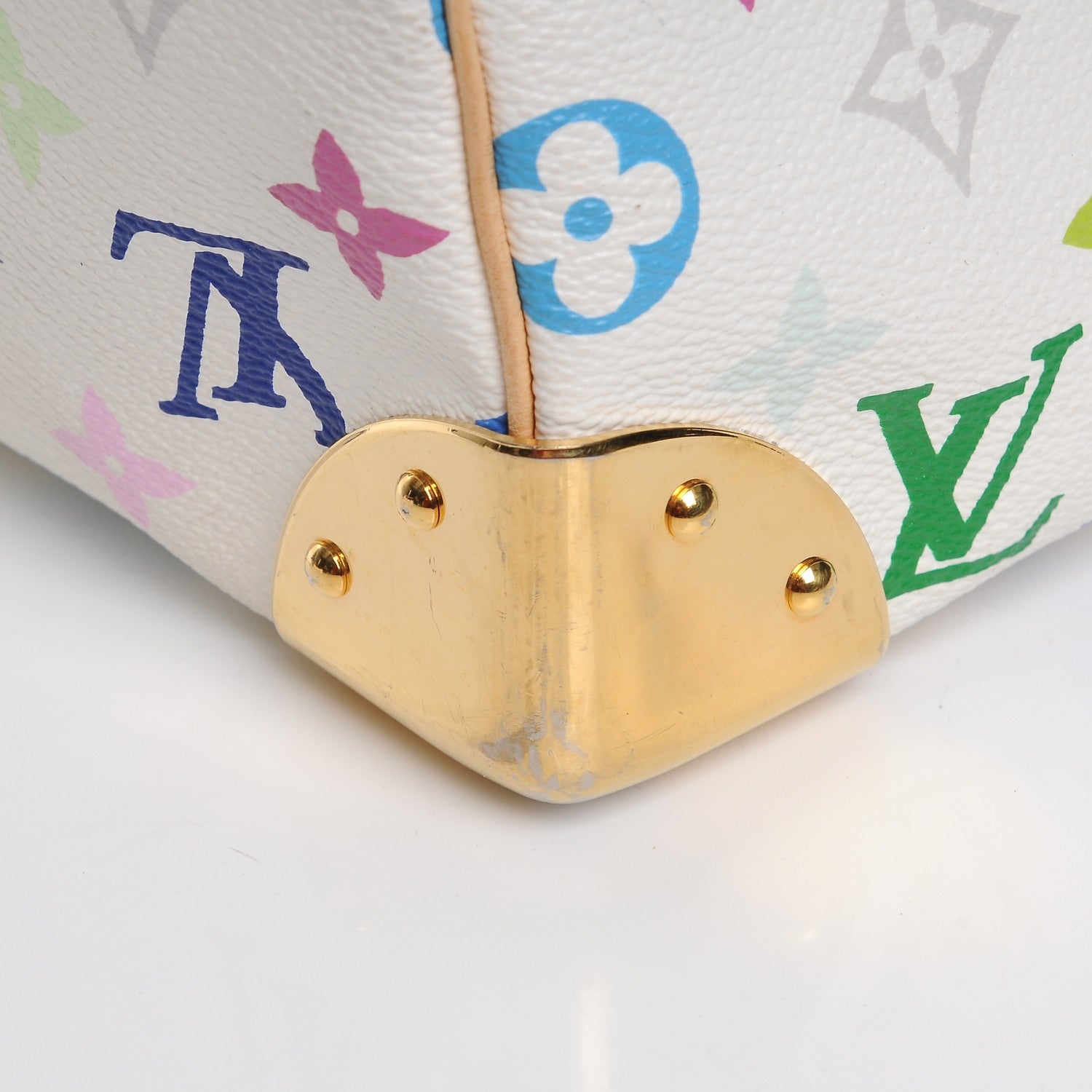 Louis Vuitton Monogram Multicolor Speedy 30 White 12 of 14