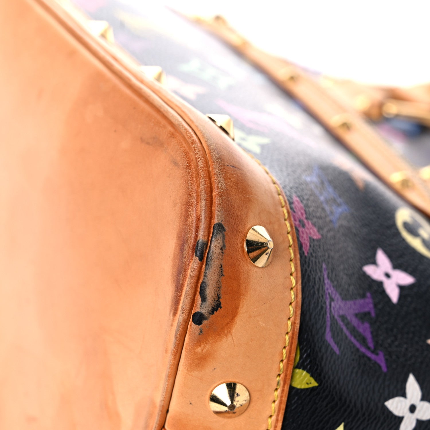 Louis Vuitton Monogram Multicolor Alma Black 8 of 35