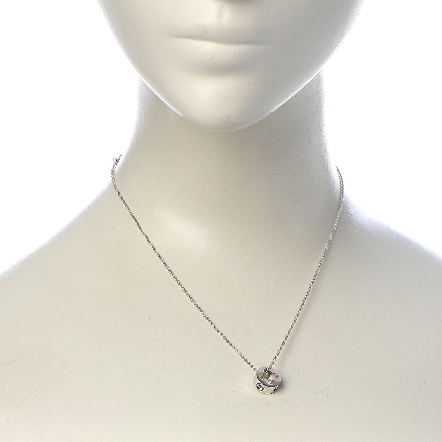 Empreinte White Gold Pendent Necklace