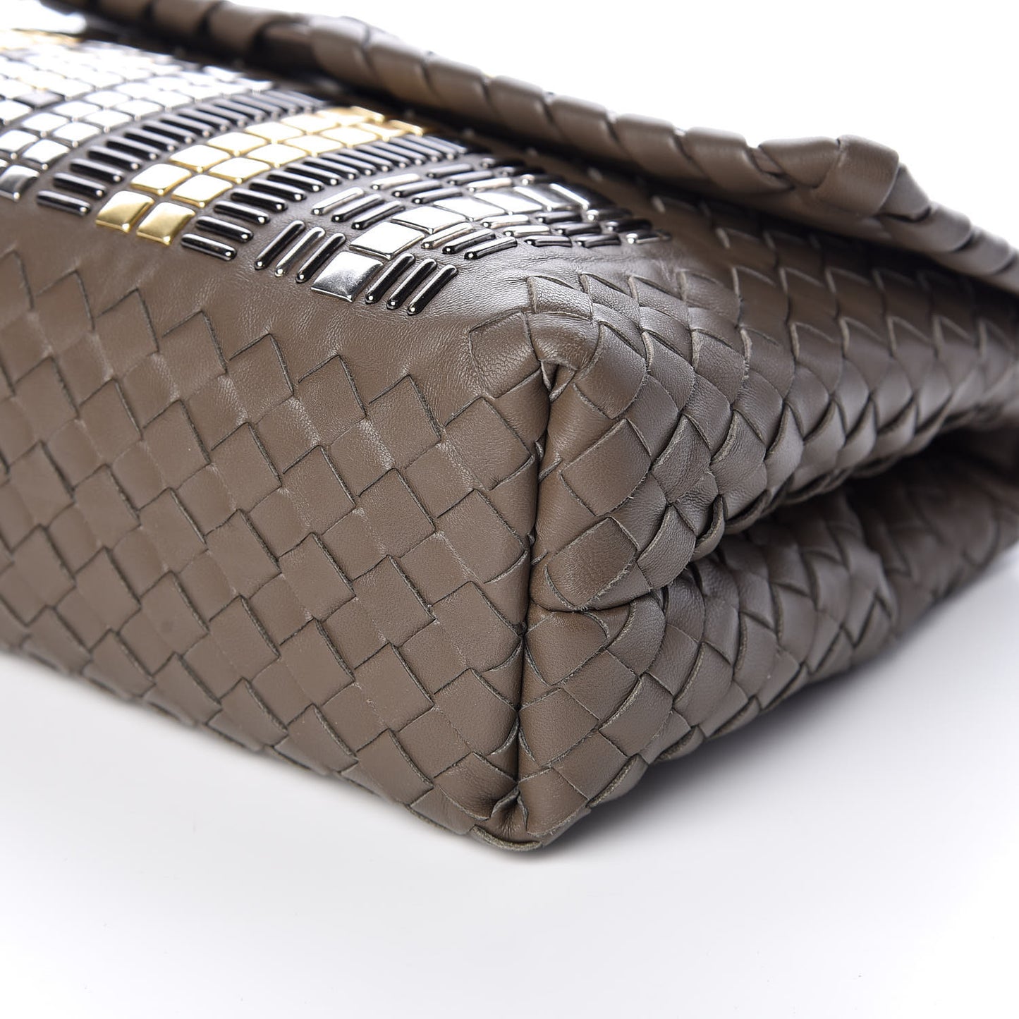 Nappa Intrecciato Small Tower Olimpia Bag Shadow