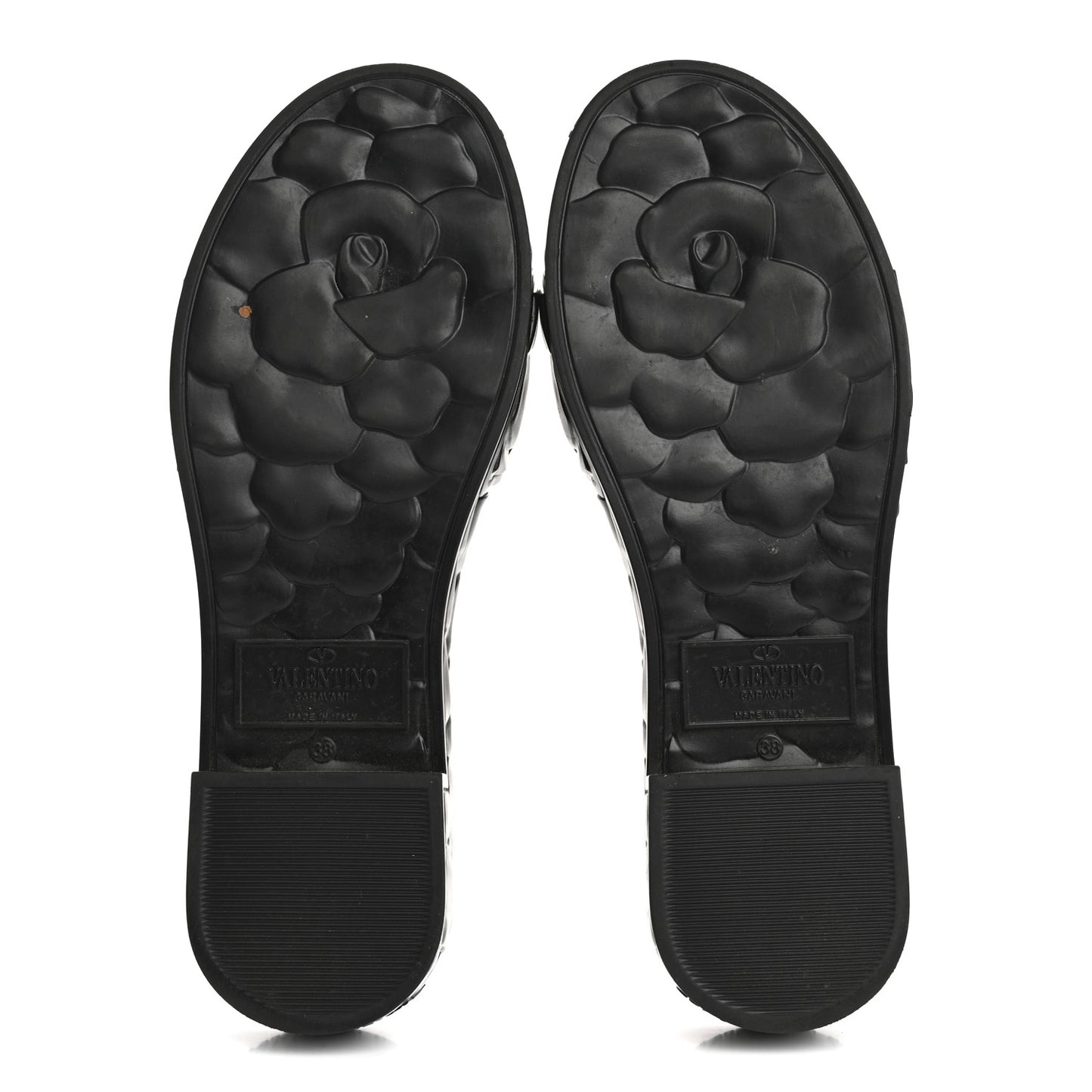 Rubber Atelier 03 Rose Edition 25/40mm Platform Slide Sandals 38 Black