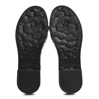 Valentino Garavani Rubber Atelier 03 Rose Edition 25/40mm Platform Slide Sandals 38 Black 6 of 12