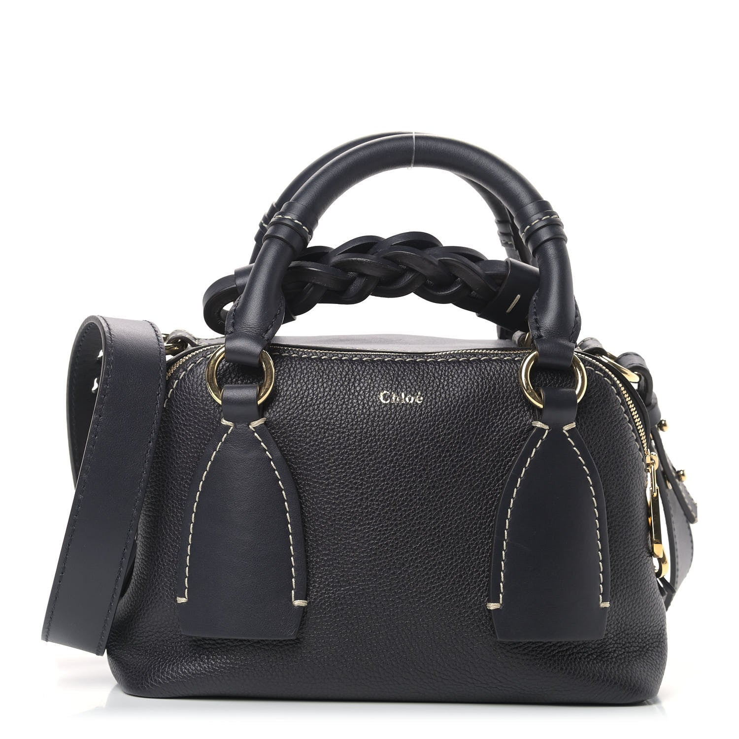 Chloe Calfskin Small Daria Full Blue 1 of 10