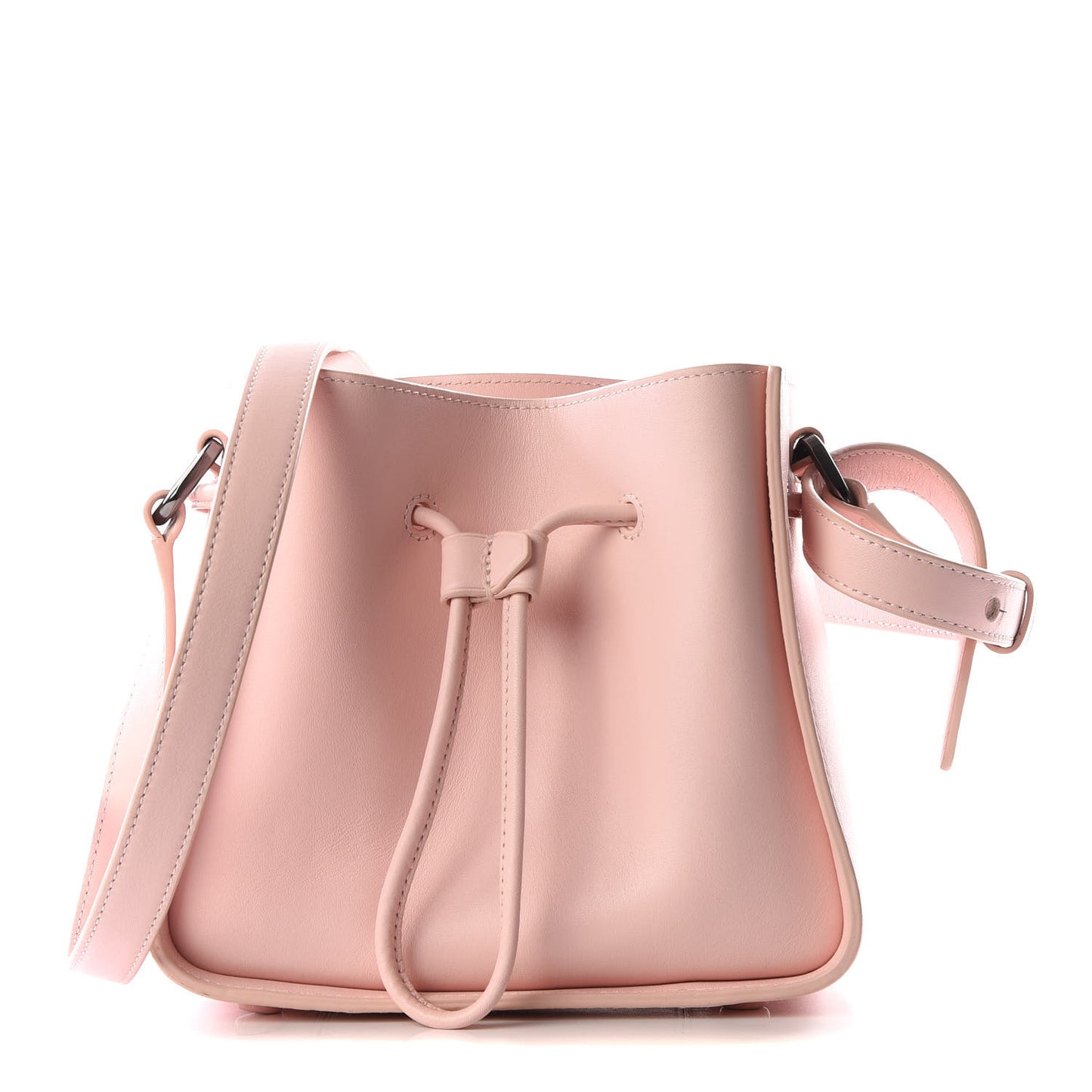 3.1 Smooth Calfskin Mini Soleil Bucket Bag Light Pink