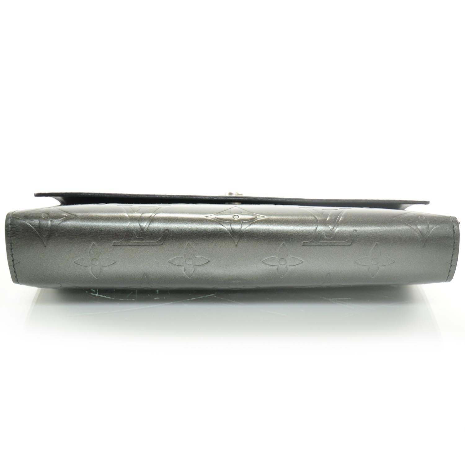 Louis Vuitton Mat Monogram Porte Tresor International Black 5 of 8