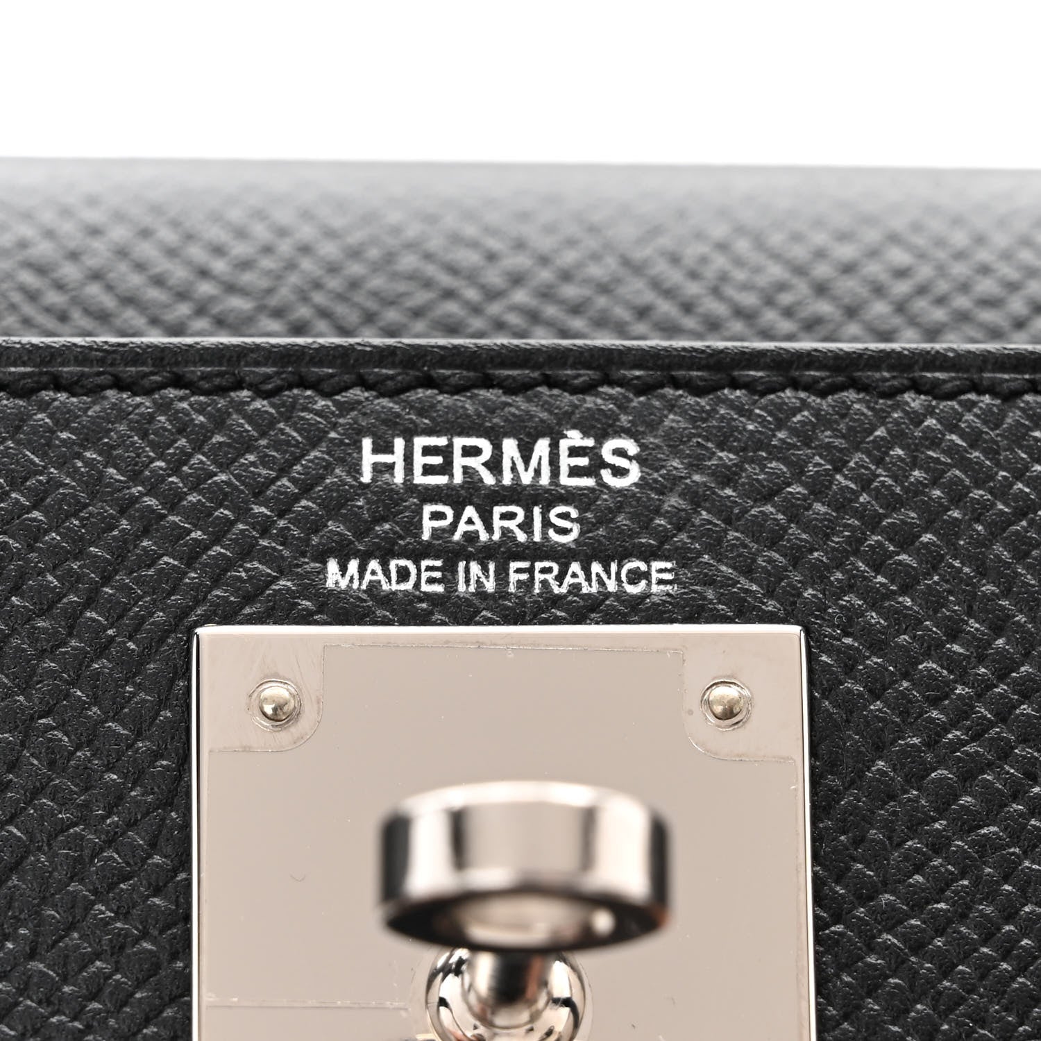 Hermes Epsom Kelly Sellier 28 Black 6 of 11