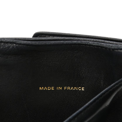 Chanel Caviar Timeless CC Compact French Wallet Black 7 of 9