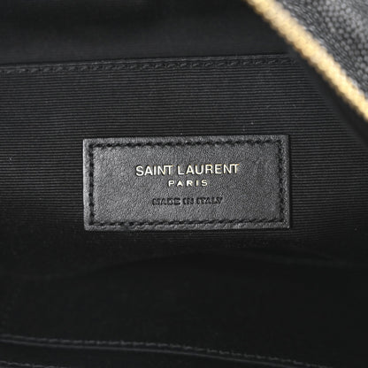 Saint Laurent Grain De Poudre Monogram Belt Bag Black 6 of 10
