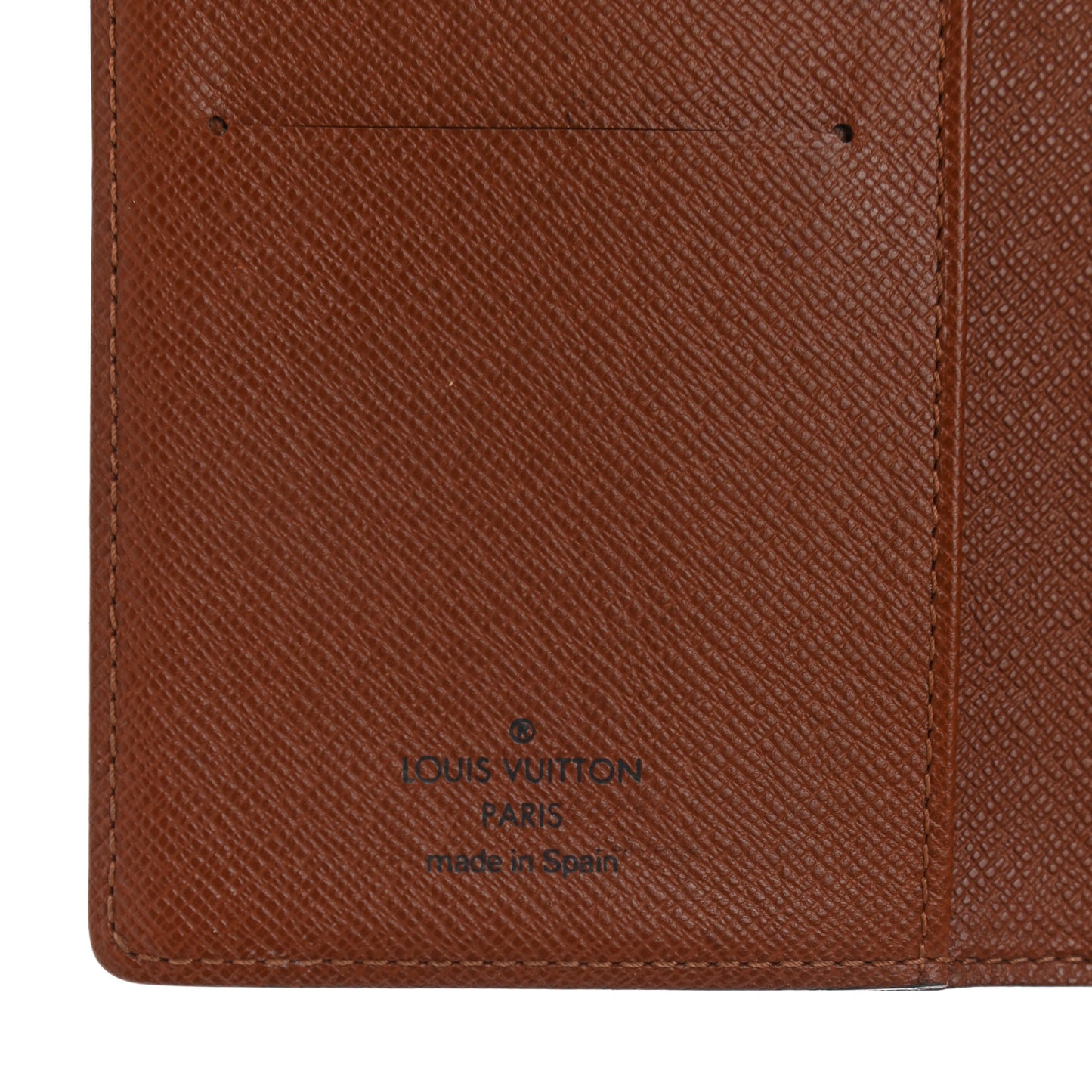 Monogram Pocket Agenda Cover