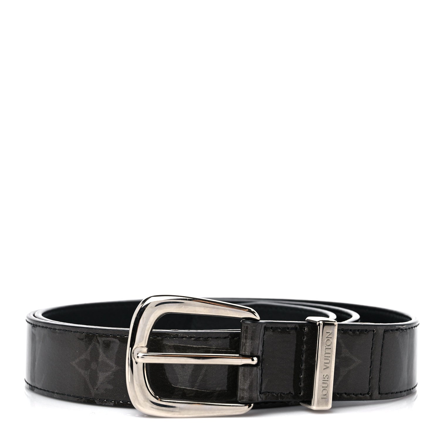 Louis Vuitton Glaze Calfskin Monogram Eclipse Ouest 30mm Belt 95/38 1 of 5