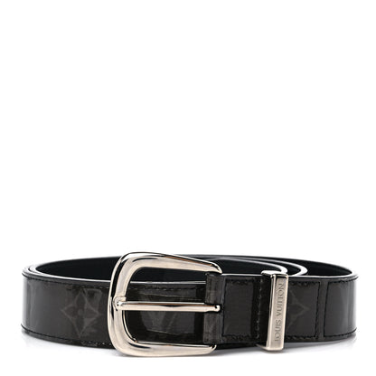 Louis Vuitton Glaze Calfskin Monogram Eclipse Ouest 30mm Belt 95/38 1 of 5