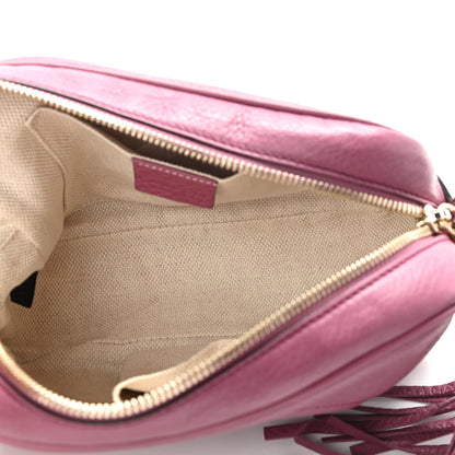 Gucci Pebbled Calfskin Small Soho Disco Bag Peonia Flower 5 of 10