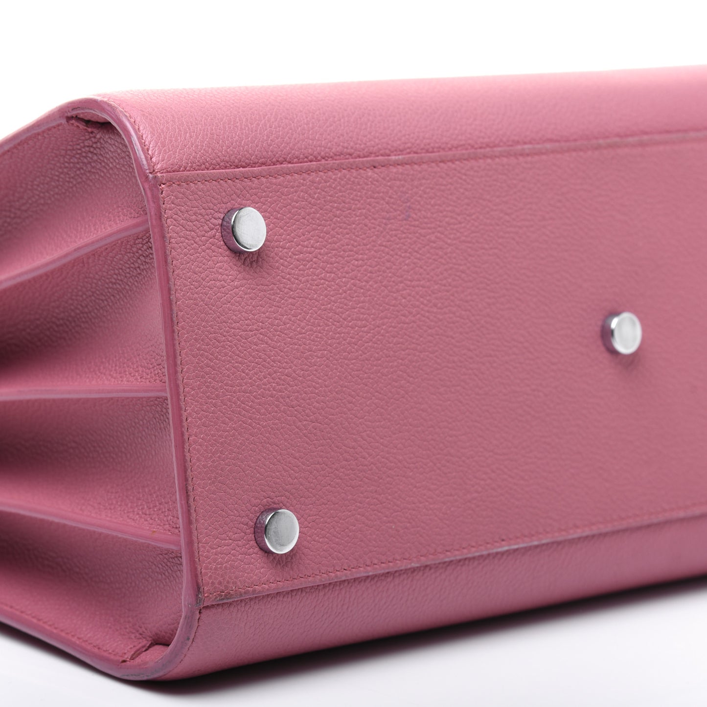 Grained Calfskin Small Sac De Jour Dark Rose