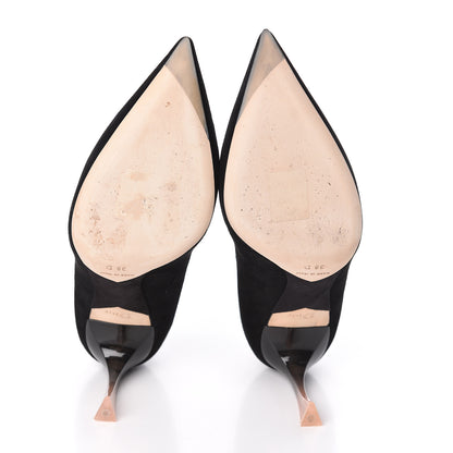 Christian Dior Suede Songe Pumps 38 Black 7 of 11