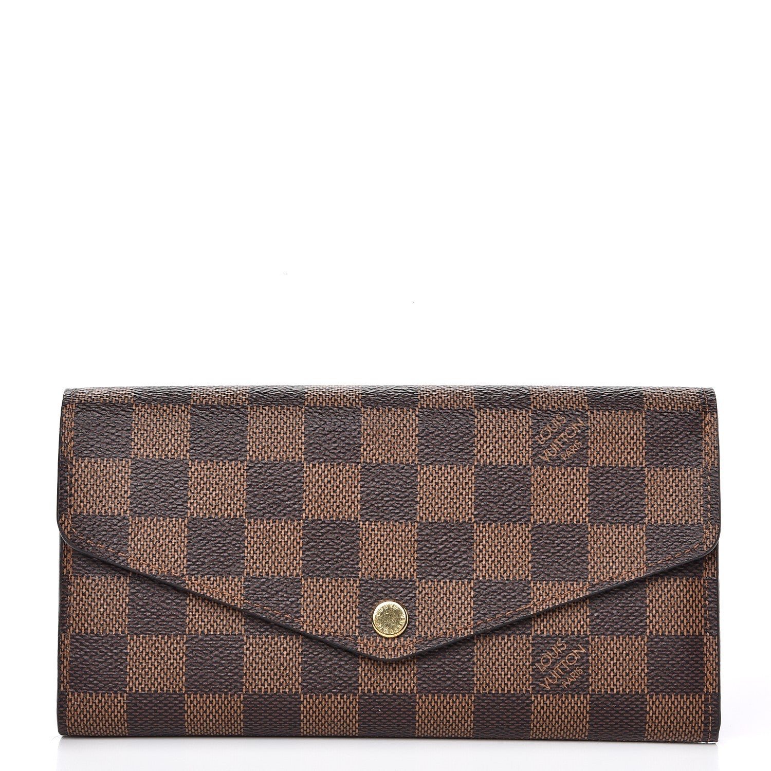 Louis Vuitton Damier Ebene Sarah Wallet NM 1 of 6