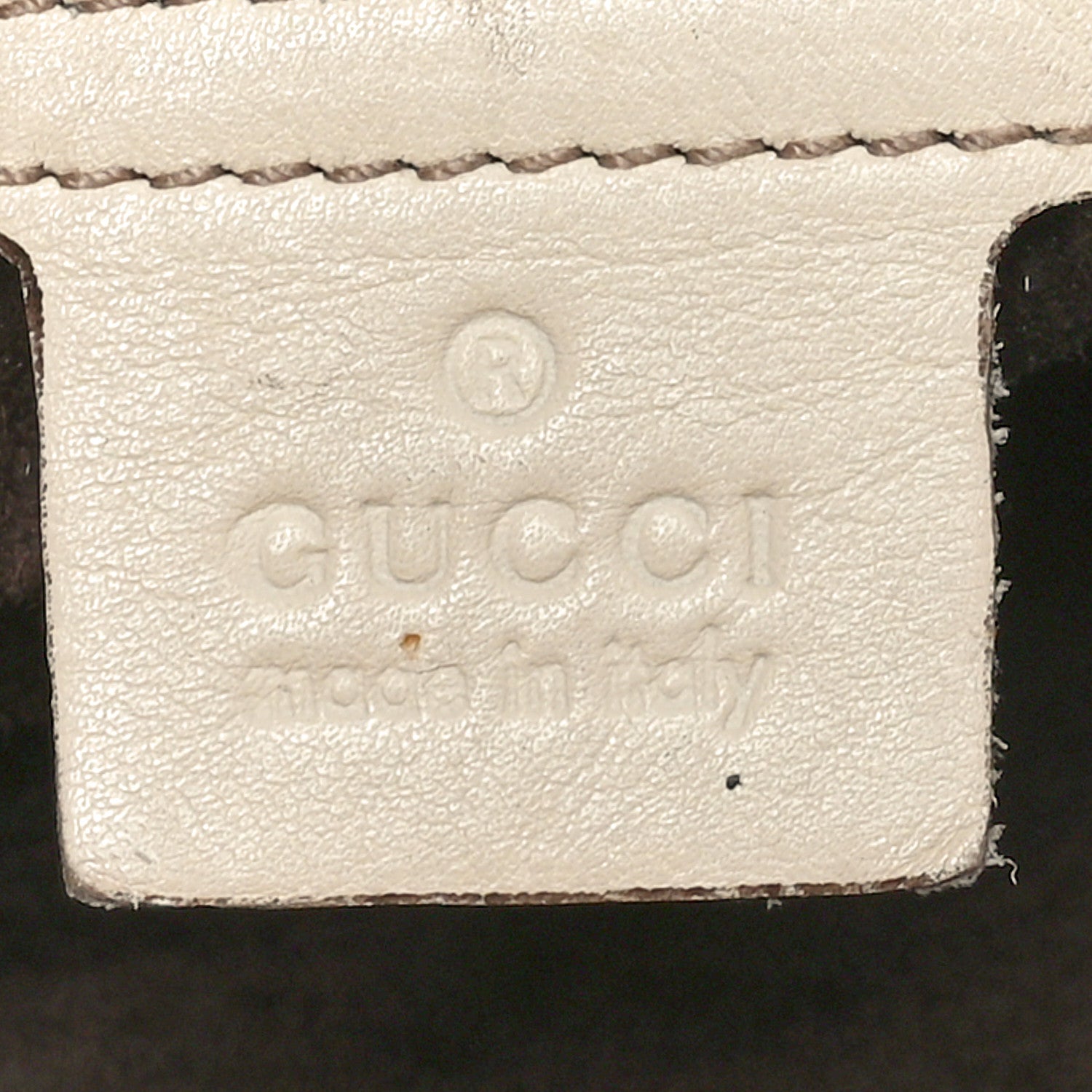 Gucci Monogram Large Indy Top Handle Hobo Off White 6 of 10