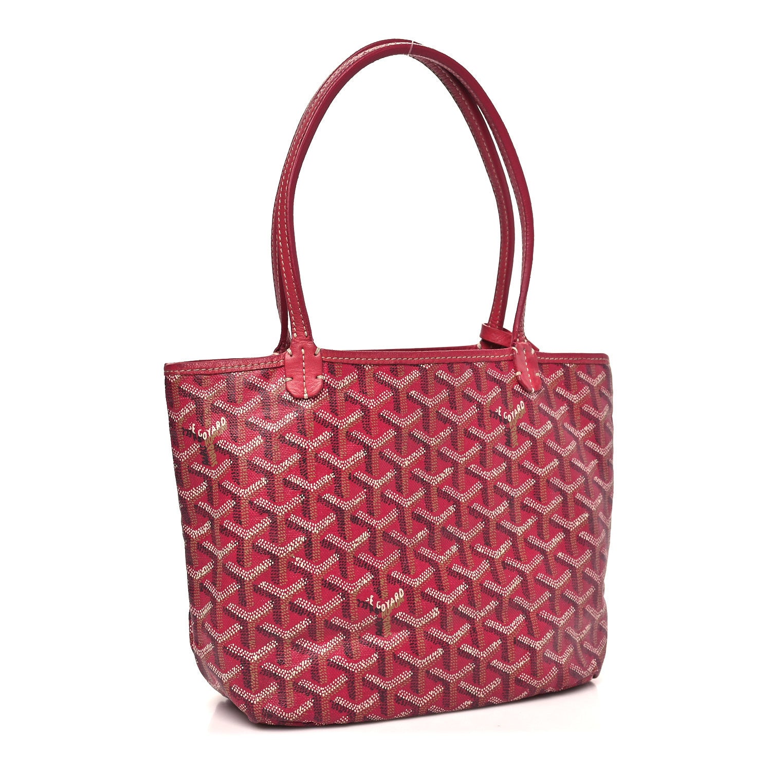 Goyard Goyardine Reversible Mini Anjou Red 1871540 – FASHIONPHILE
