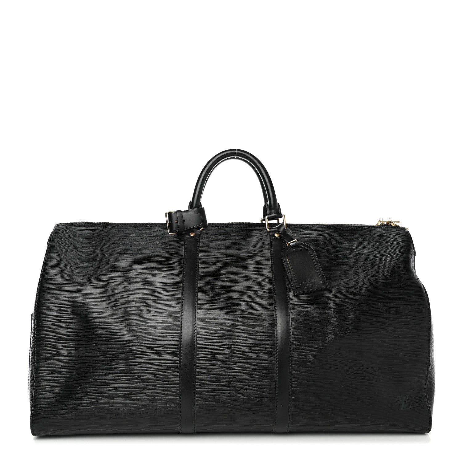 Louis Vuitton Epi Keepall 55 Black 1 of 8