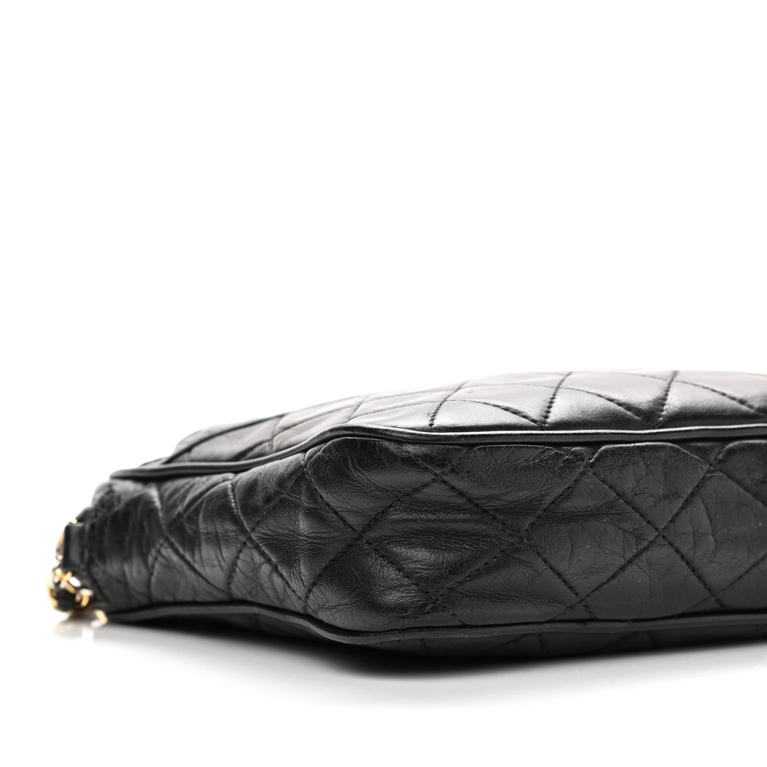 Chanel Lambskin Quilted CC Tassel Camera Case Black 10 of 19