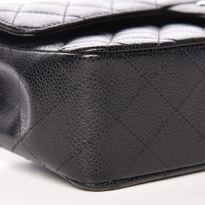 Chanel Caviar Quilted Medium Double Flap Black 8 of 10