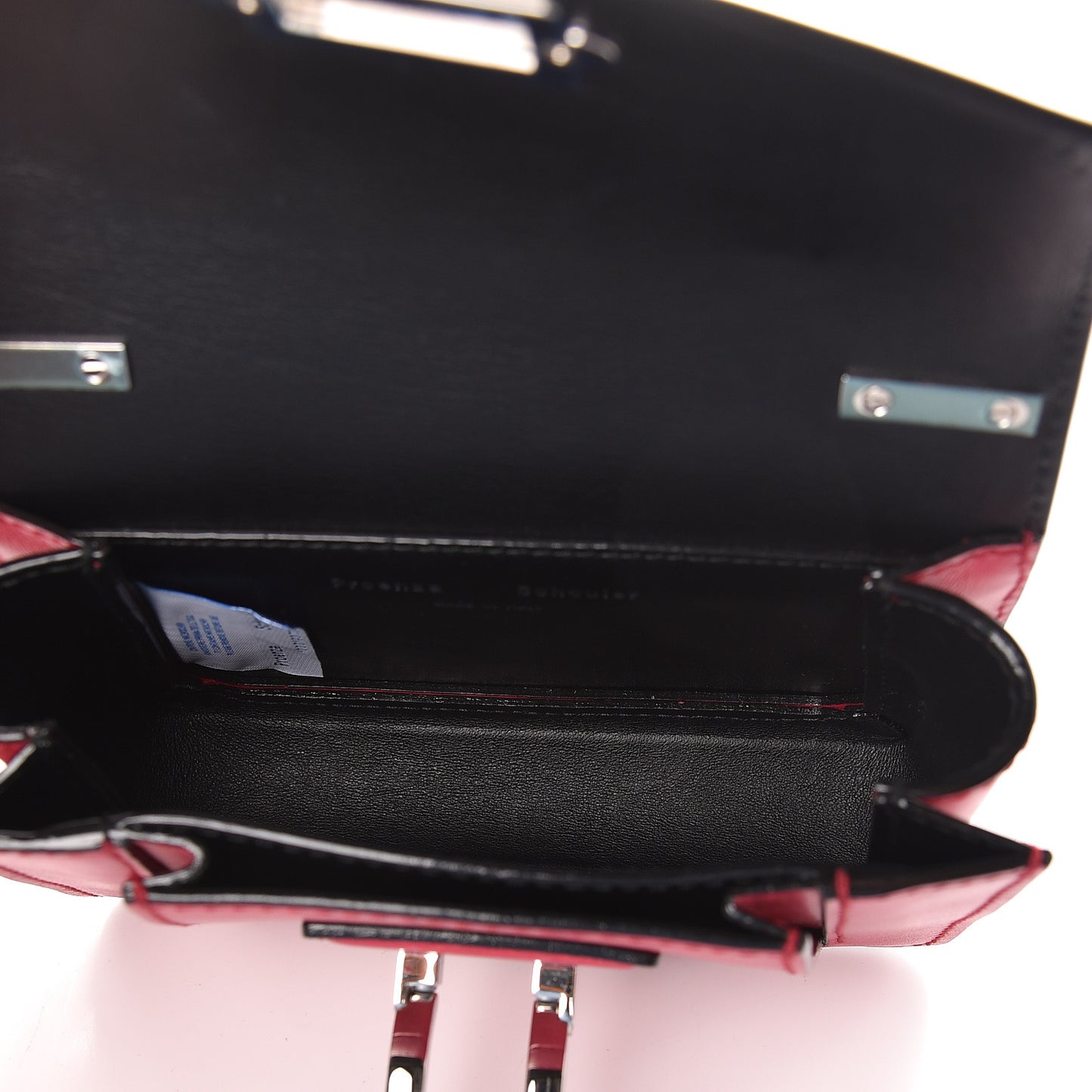 Smooth Calfskin Mini Hava Chain Crossbody Magenta