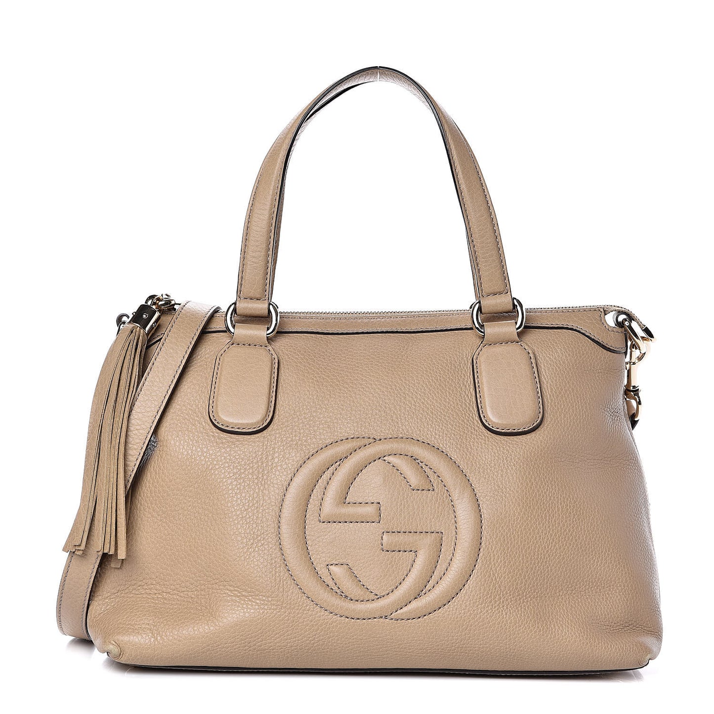 Cellarius Calfskin Small Soho Top Handle Satchel Camelia