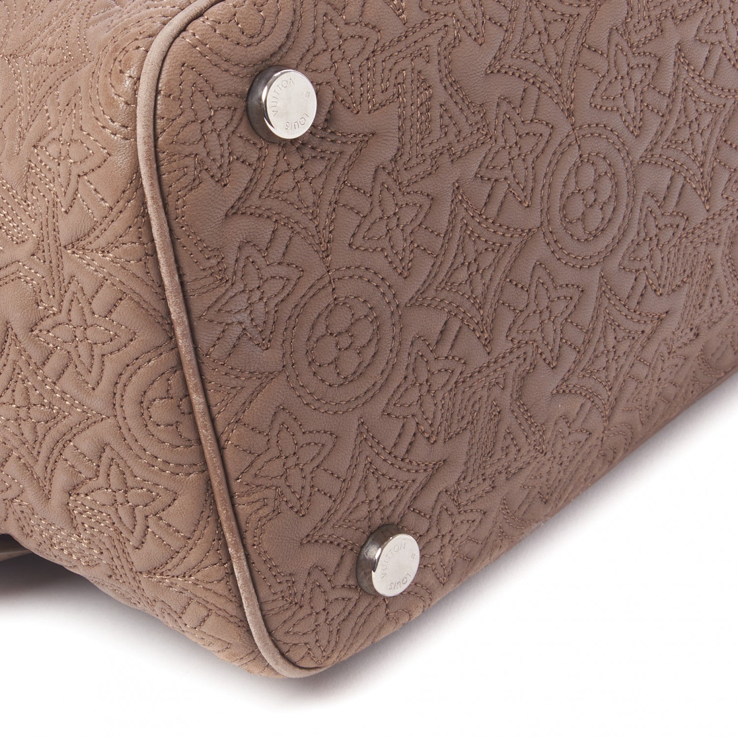 Louis Vuitton Monogram Lambskin Antheia IXIA MM Olive 5 of 7
