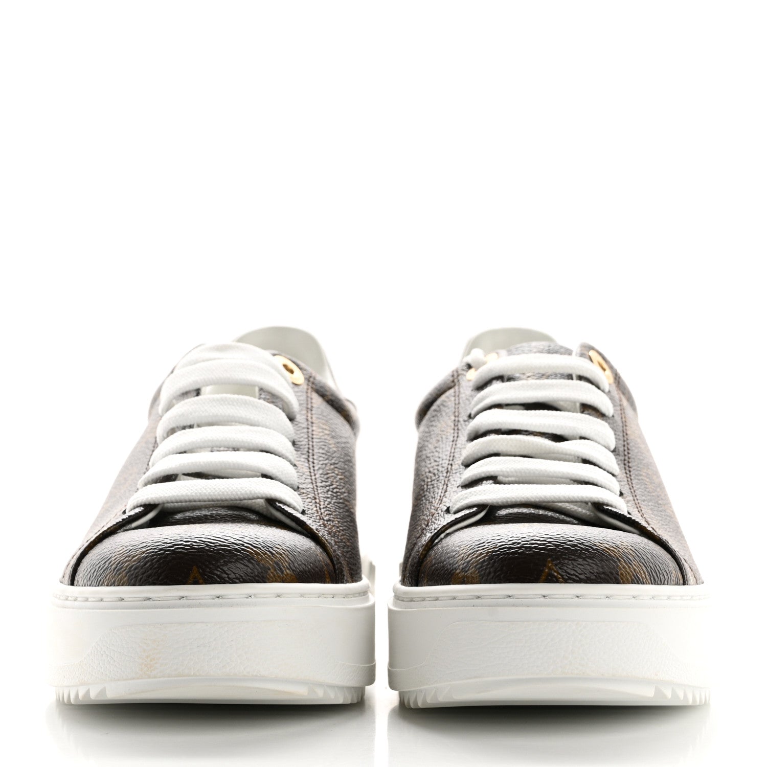Louis Vuitton Monogram Time Out Sneakers 37.5 3 of 11