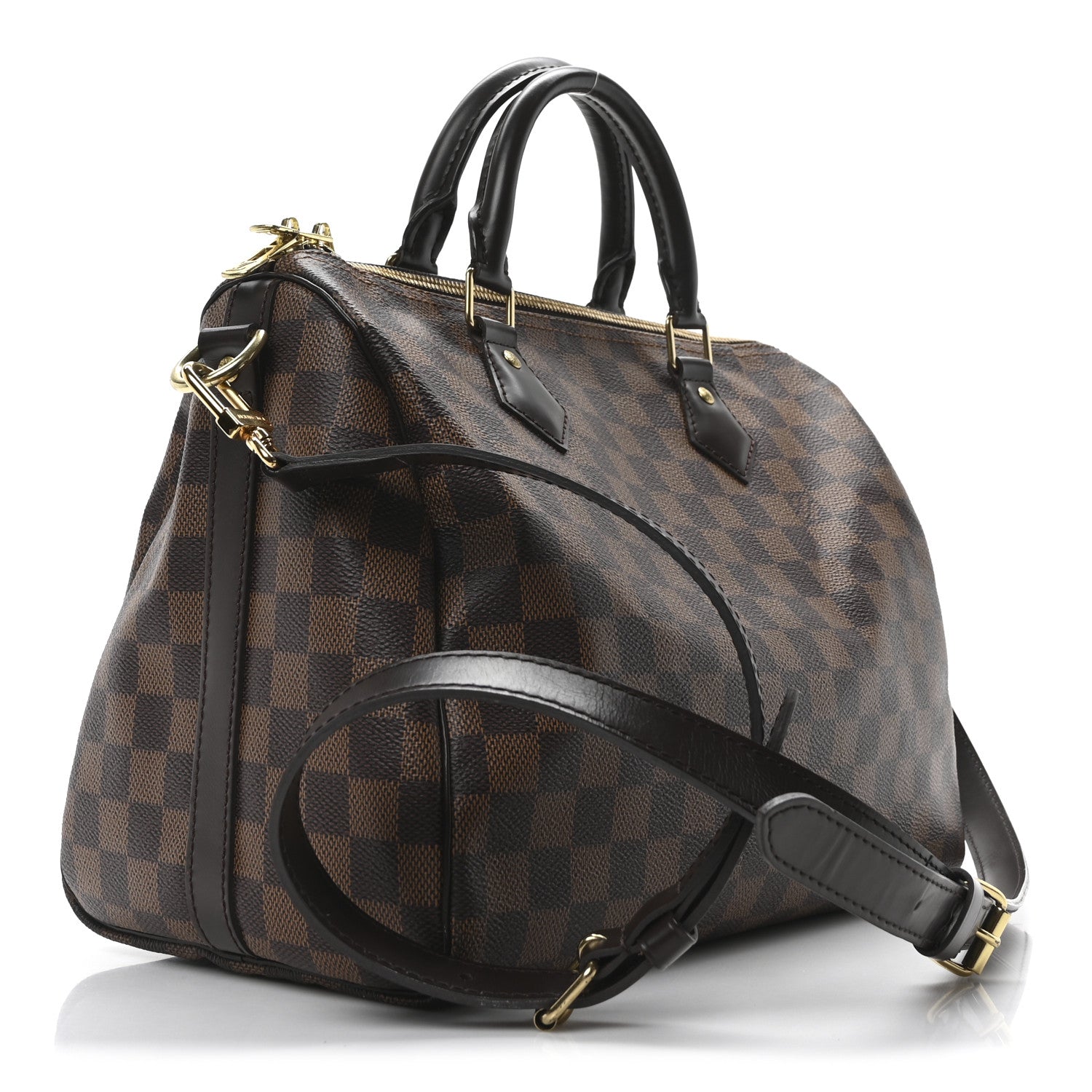 Louis Vuitton Damier Ebene Speedy Bandouliere 30 3 of 9