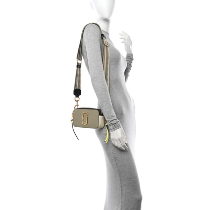 Marc Jacobs Saffiano Small Snapshot Camera Bag Silver Sage Multi 2 of 12