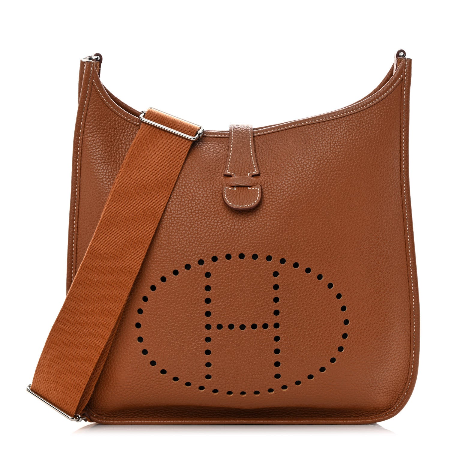 Hermes Taurillon Clemence Evelyne III GM Gold 1 of 14