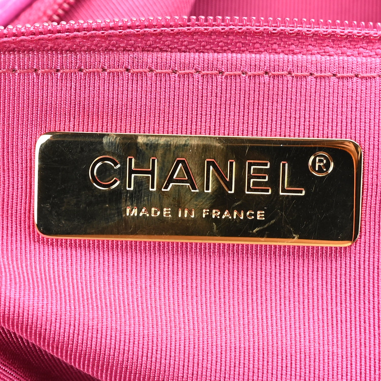 Chanel Lambskin Quilted Large Chanel 19 Flap Purple 6 of 10