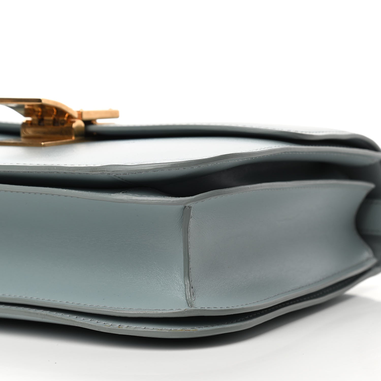 Celine Box Calfskin Medium Classic Box Flap Bag Zinc 10 of 10