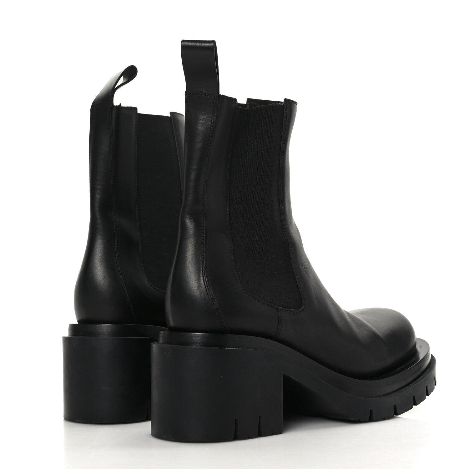 Bottega Veneta Calfskin The Lug Chelsea 30/70mm Ankle Boots 40 Black 4 of 7