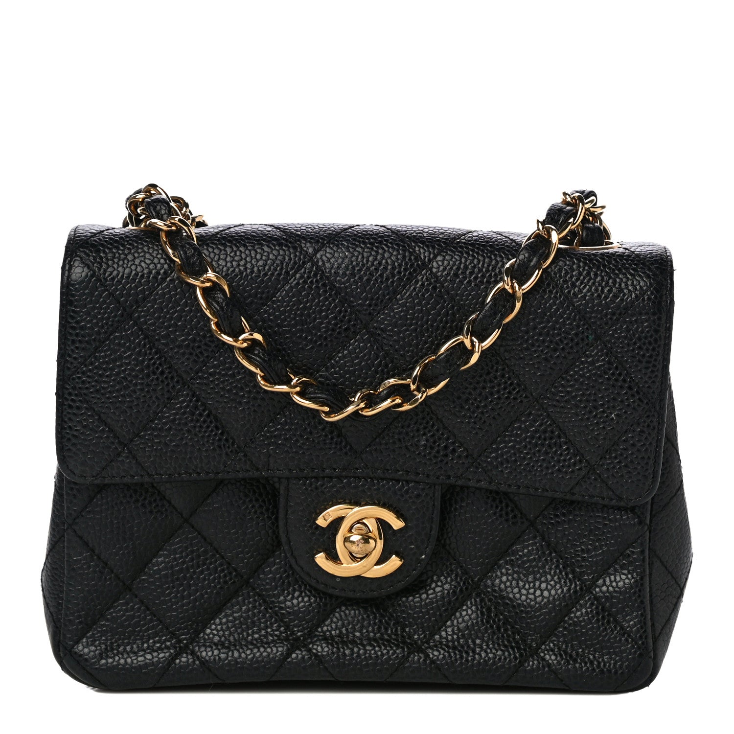 Chanel Caviar Quilted Mini Square Flap Black 1 of 14