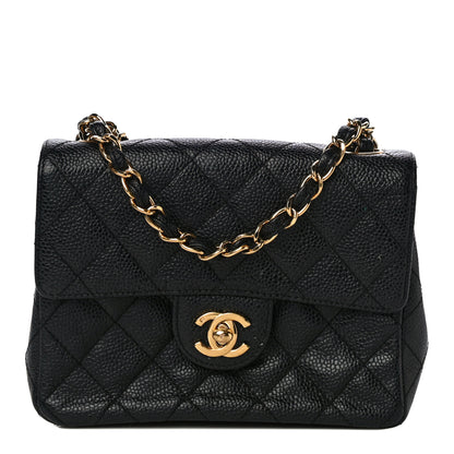 Chanel Caviar Quilted Mini Square Flap Black 1 of 14