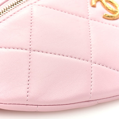 Chanel Lambskin Enamel Quilted Waist Bag Light Pink 8 of 9