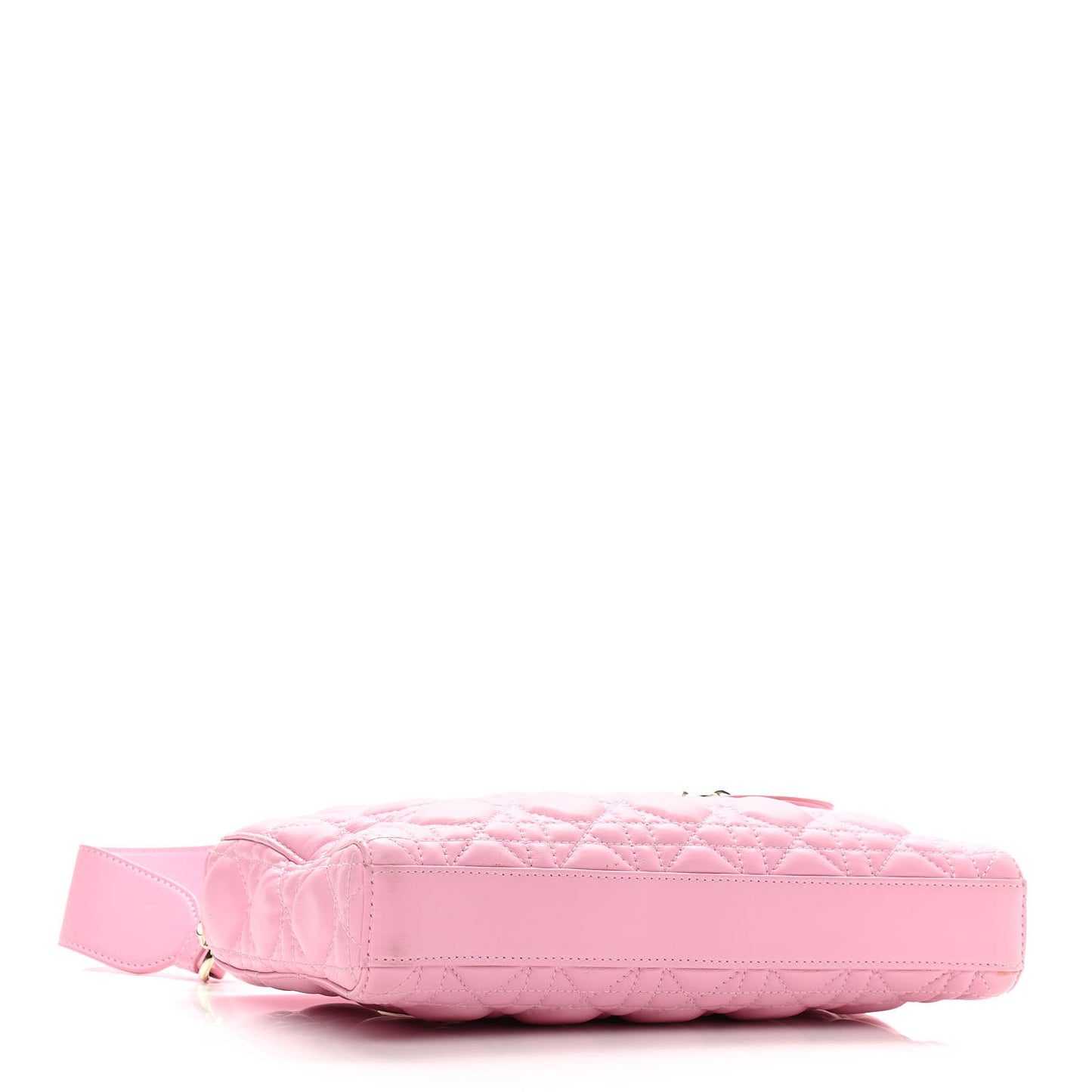 Lambskin Cannage Medium Lady D-Joy Pink