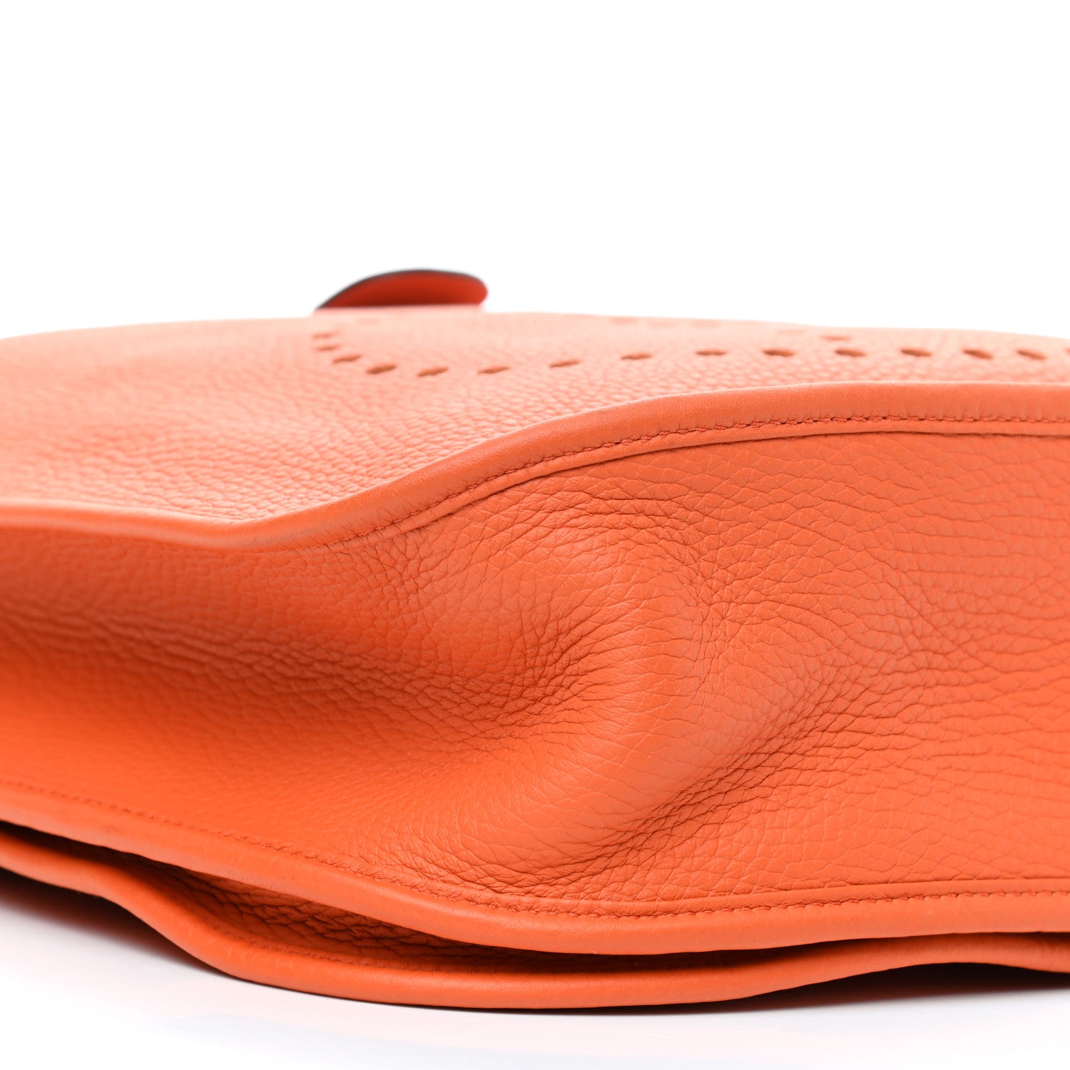 Hermes Taurillon Clemence Evelyne III GM Orange 9 of 11