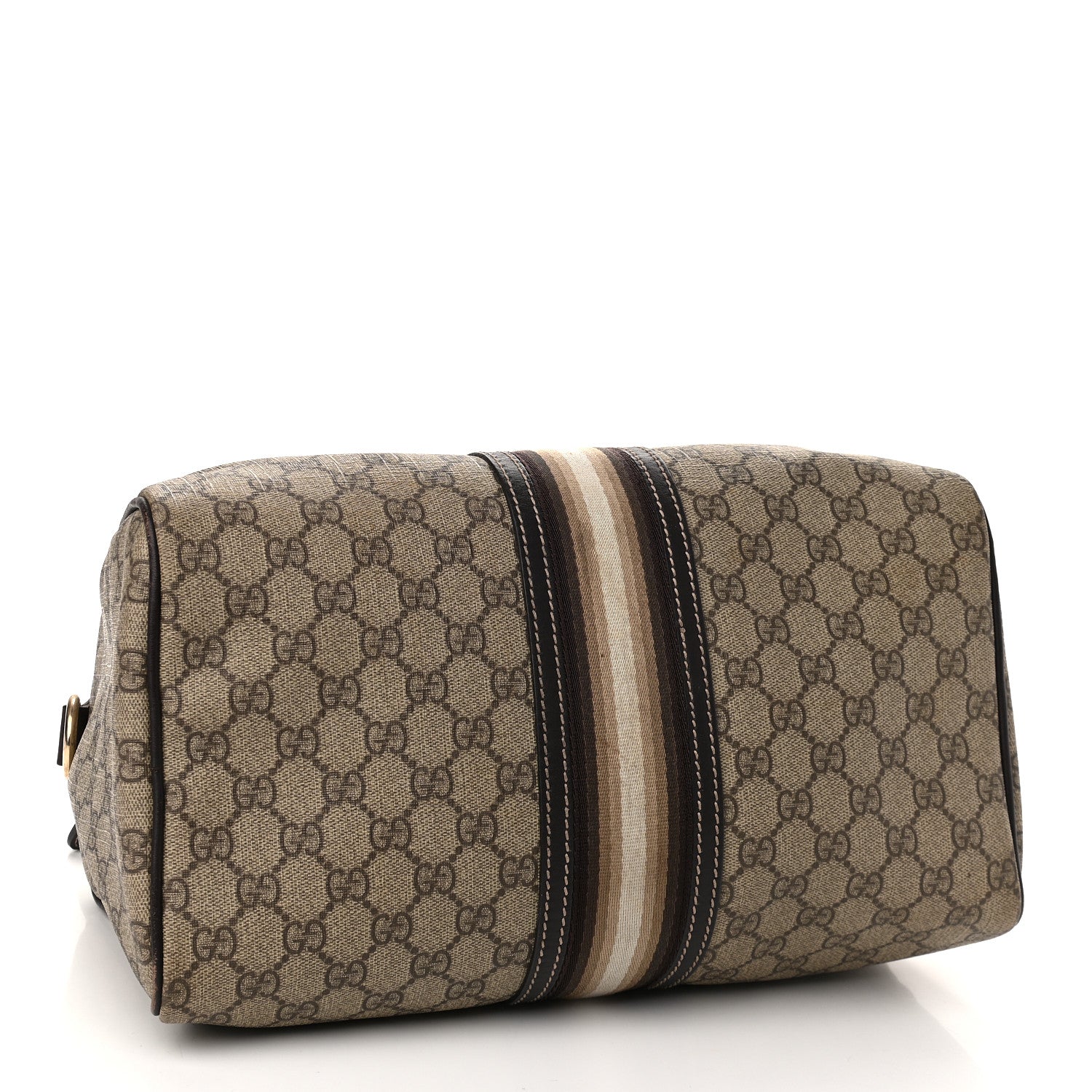 Gucci GG Plus Monogram Web Medium Joy Boston Dark Brown 4 of 14
