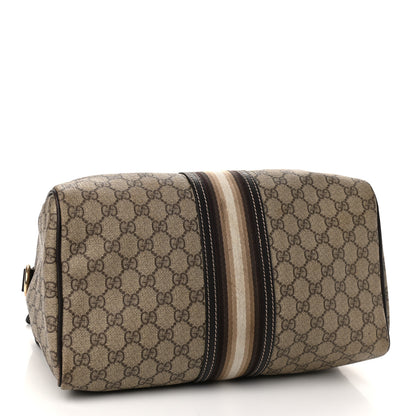 Gucci GG Plus Monogram Web Medium Joy Boston Dark Brown 4 of 14