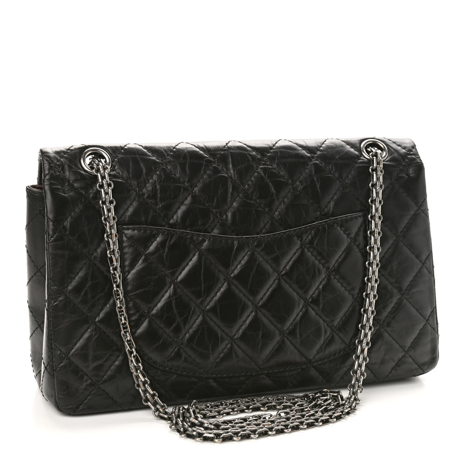 Chanel Aged Calfskin Quilted 2.55 Reissue 226 Flap Black 3 of 13