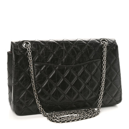 Chanel Aged Calfskin Quilted 2.55 Reissue 226 Flap Black 3 of 13