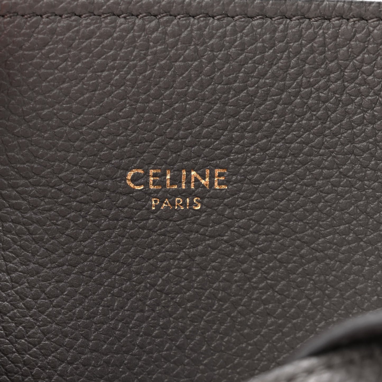 Soft Grained Calfskin Small Belt Cabas Phantom Grey