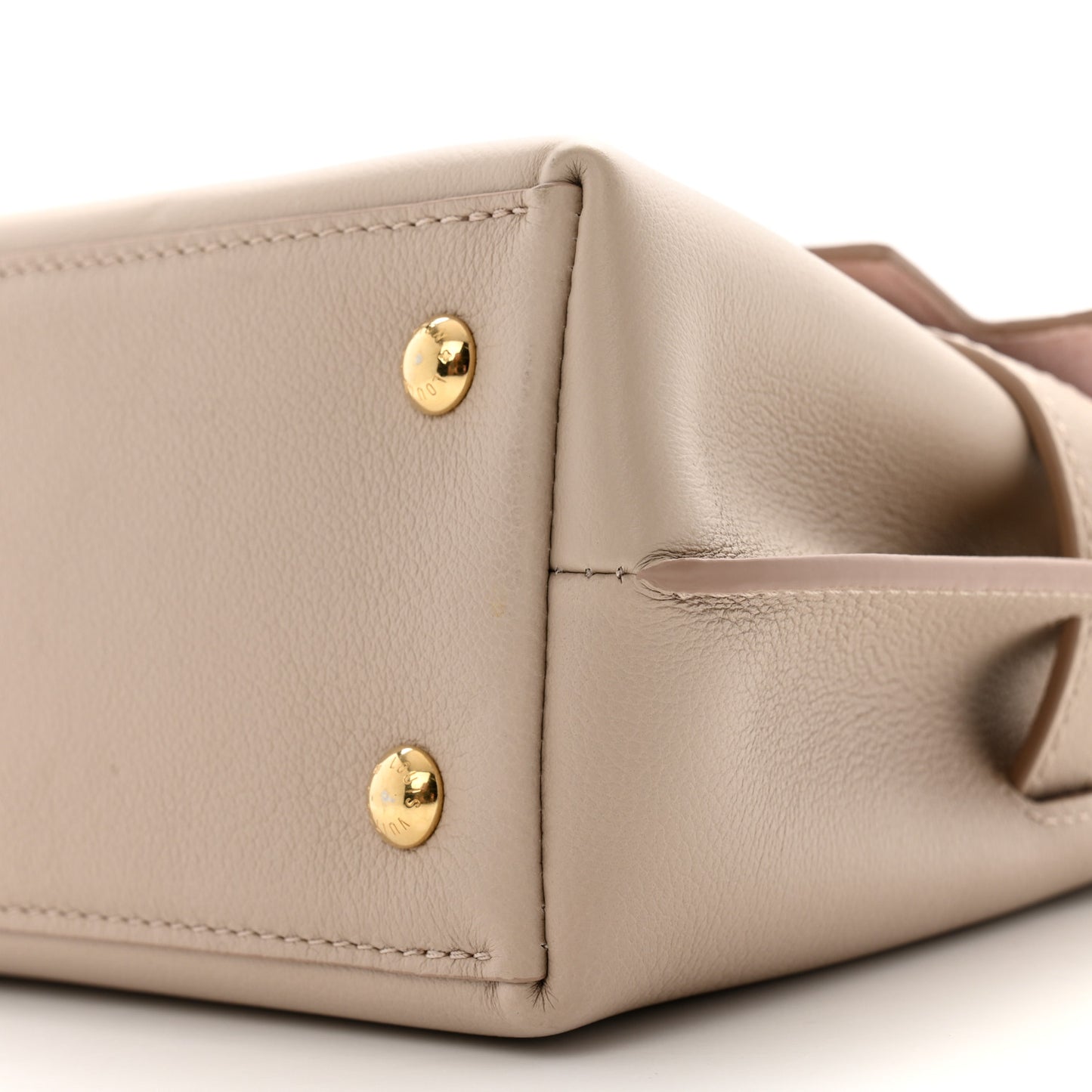 Soft Calfskin Mini Lockme Ever Greige