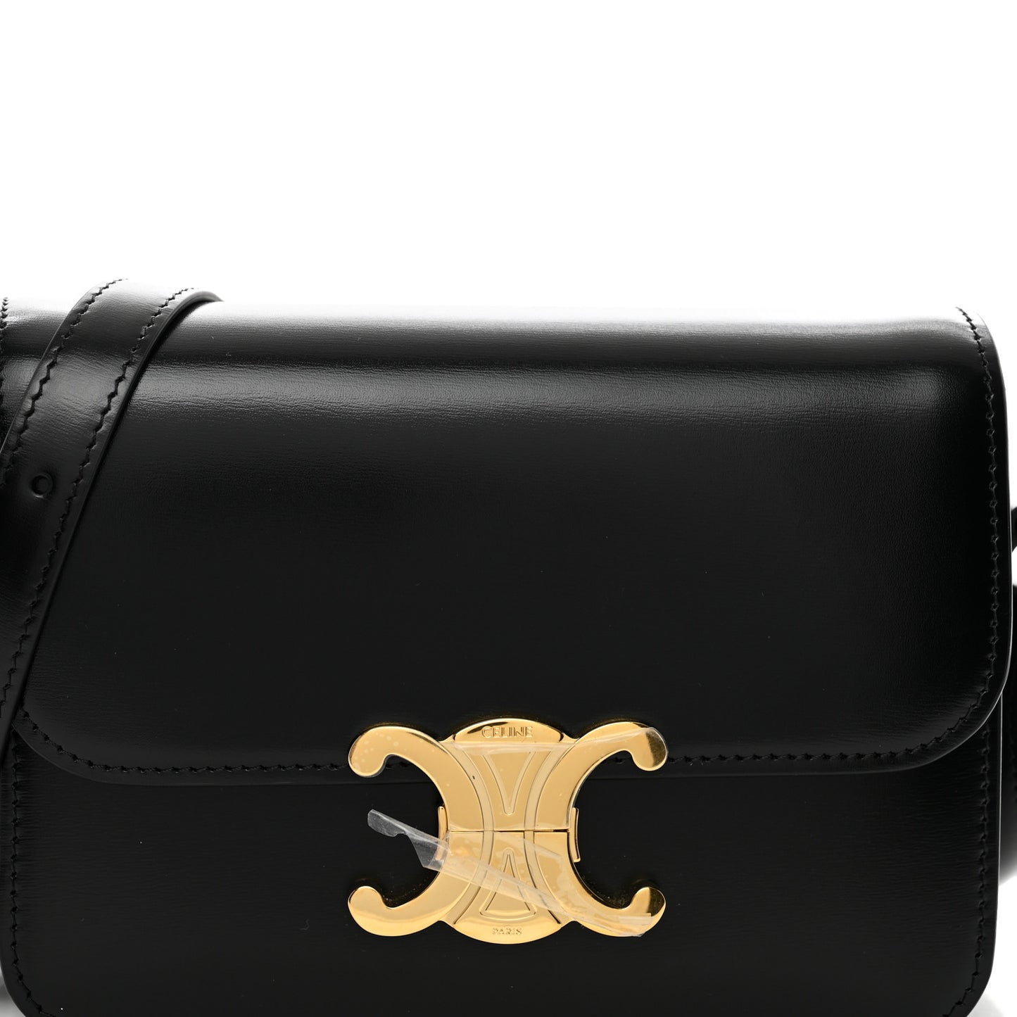 Shiny Calfskin Teen Triomphe Black